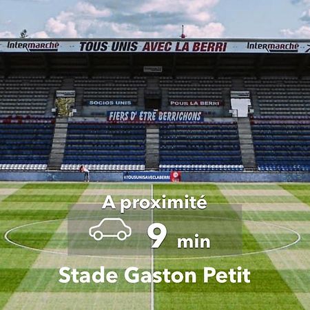 Le Studio Design ⸱ Stationnement Gratuit ⸱ Fibre Deols Exterior photo