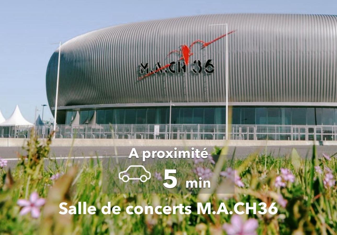 Le Studio Design ⸱ Stationnement Gratuit ⸱ Fibre Deols Exterior photo